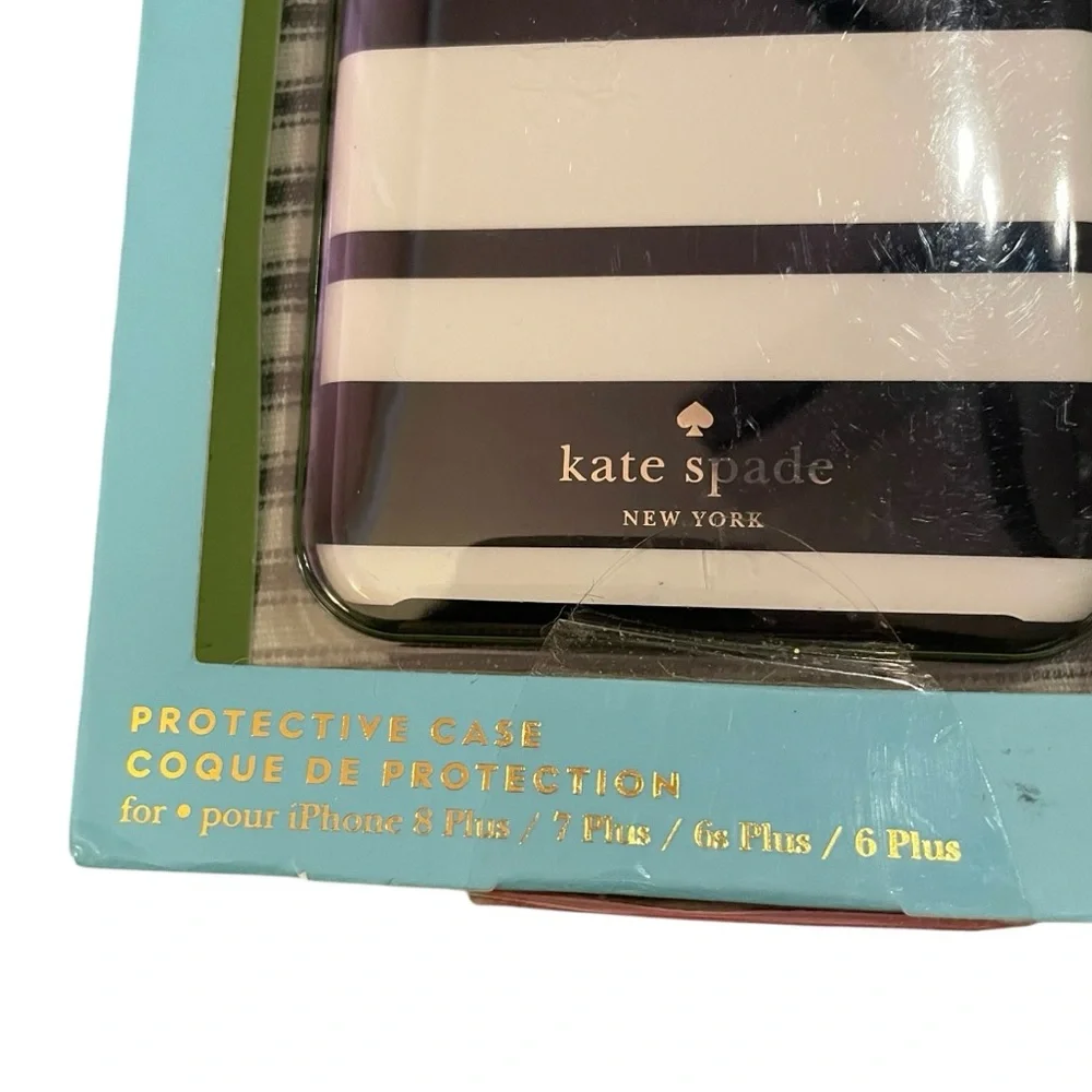 Kate Spade Black and White‎ Striped Case for iPhone Cell Phones